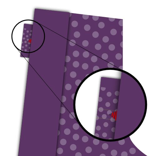 Sew the
pocket opening sides to the welts Sew the pocket opening side to the welt on one side