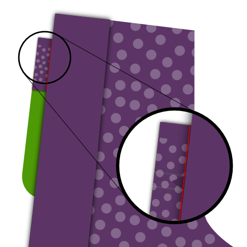 Sew the first side Sew one side